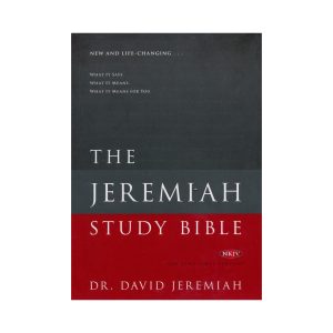 The NKJV Jeremiah Study Hardcover Bible.