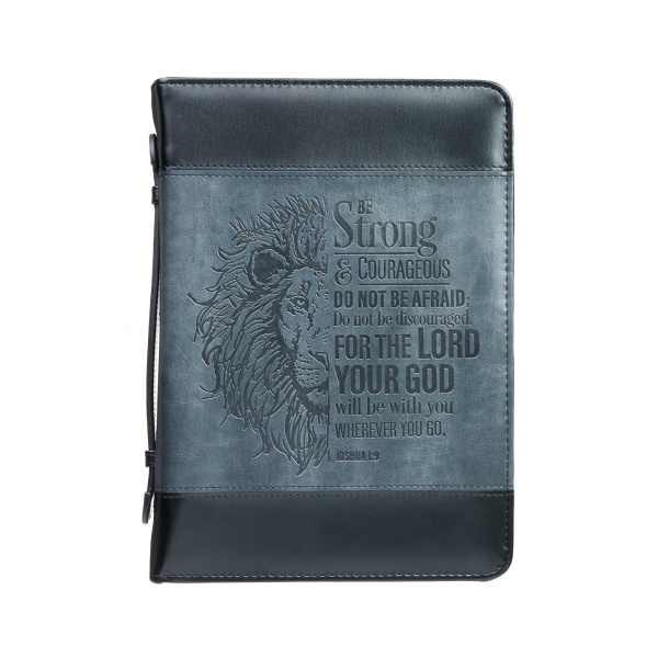 Be Strong Lion Bible Cover Be Strong Lion Bible Cover