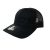 Black, tactical trucker, 6-Panel hat, featuring the "One" logo in Black, structured bill, snap-back closure, front view.