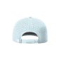 Soft Blue, water-resistent perforated, 6-Panel hat, featuring the 