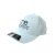 Soft Blue, water-resistent perforated, 6-Panel hat, featuring the "One Way Truth Life" logo in Charcoal, structured bill, snap-back closure, front view.