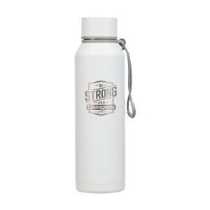 Be Strong and Courageous Stainless Steel Water Bottle.