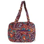 Bible Cover Paisley Quilted, LG