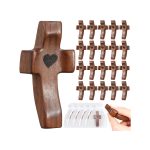 Handheld Wooden Pocket Cross.