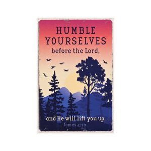 Itty Bitty Card Humble Yourselves In The Lord.