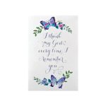 Itty Bitty Card I Thank My God.
